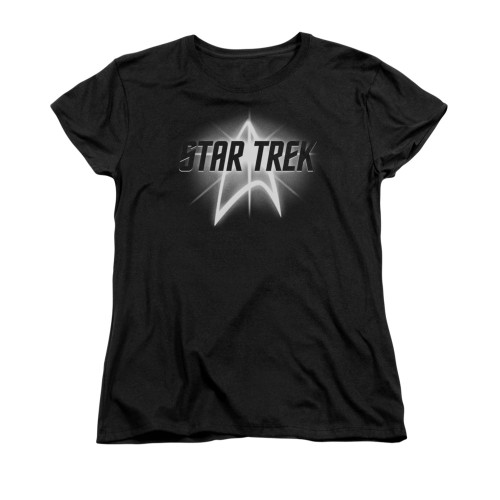 Star Trek Womans T-Shirt - Glow Logo