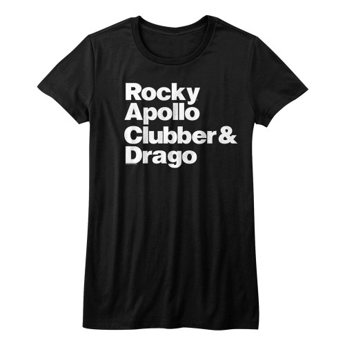 Image for Rocky Girls T-Shirt - Character Names