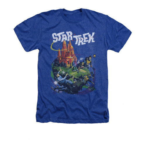 Star Trek Heather T-Shirt - Vulcan Battle