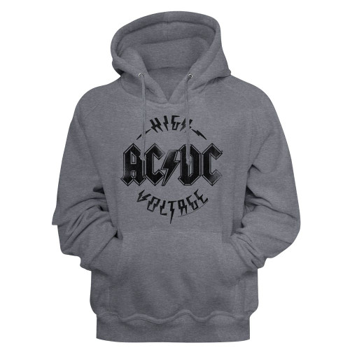 Image for AC/DC - Distressed High Voltage Hoodie