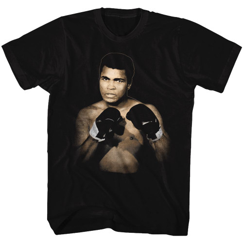 Image for Muhammad Ali T-Shirt - Fight Stance Hands Up