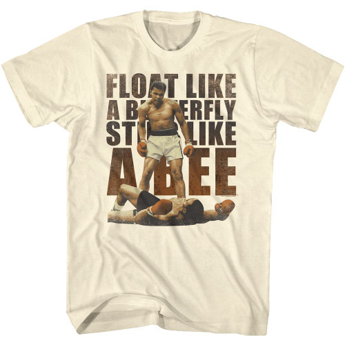 Image for Muhammad Ali T-Shirt - Float Like A Butterfly Sting Like A Bee