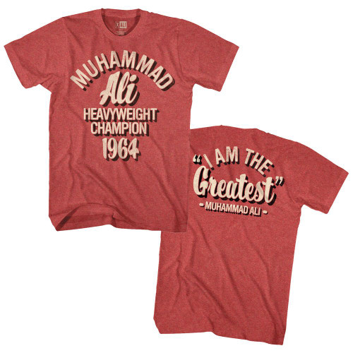 Image for Muhammad Ali T-Shirt - Heavyweight Champion Greatest