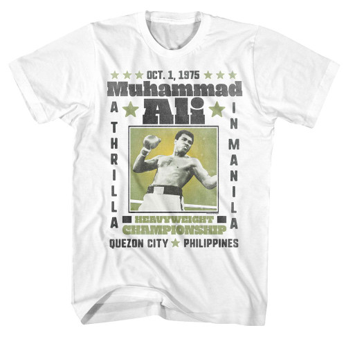 Image for Muhammad Ali T-Shirt - A thrilla in Manila