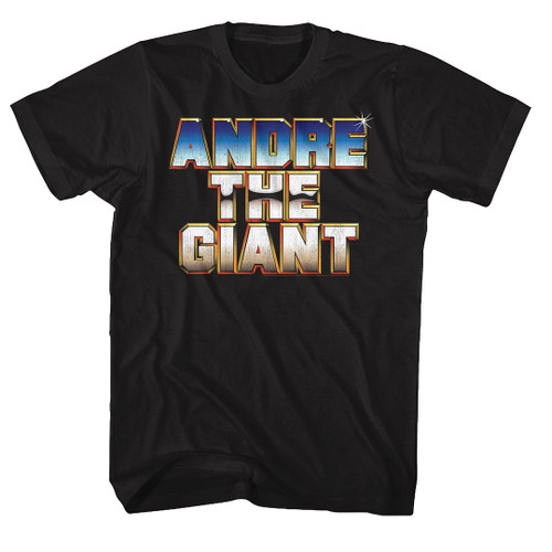 Image for Andre the Giant T-Shirt - Chrome Logo