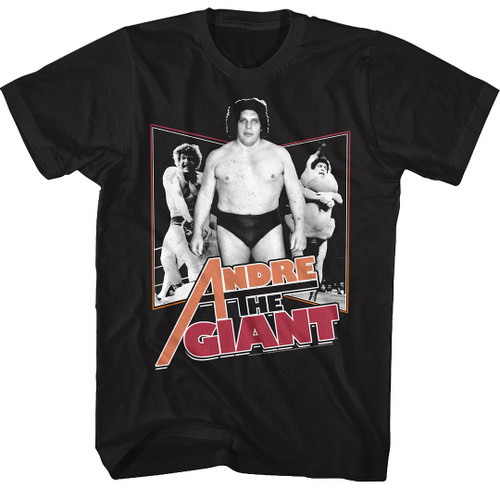 Image for Andre the Giant T-Shirt - Andre Collage