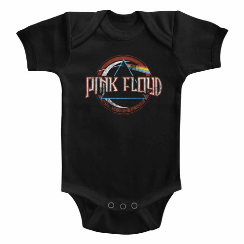 Image for Pink Floyd Dark Side Distressed Infant Baby Creeper