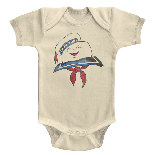 Image for The Real Ghostbusters Stay Puft Head Infant Baby Creeper