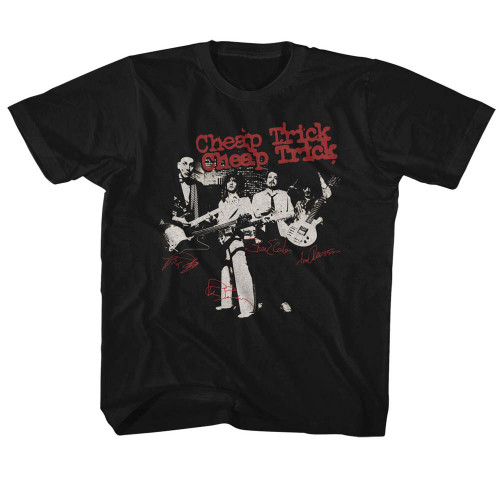 Image for Cheap Trick Autographs Youth T-Shirt