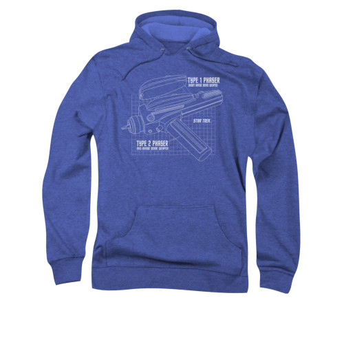 Star Trek Hoodie - Phaser Diagram