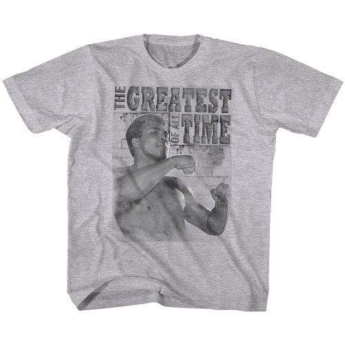Image for Muhammad Ali Distressed Training Stance Youth T-Shirt