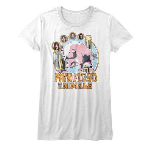 Image for Pink Floyd Girls T-Shirt - Circle Pig