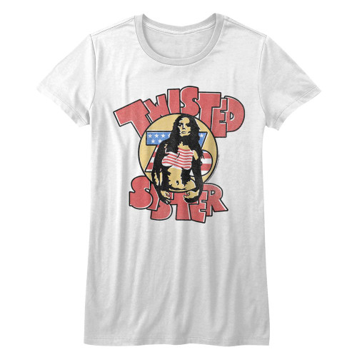 Image for Twisted Sister Girls T-Shirt - Stars and Stripes