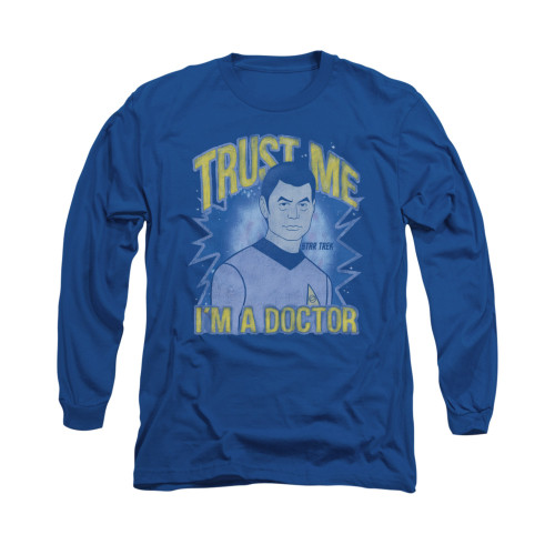 Image for Star Trek Long Sleeve Shirt - Trust Me.  I'm a Doctor