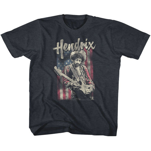 Image for Jimi Hendrix Flag Hendrix Toddler T-Shirt