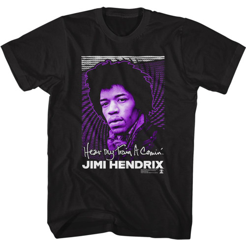 Image for Jimi Hendrix T-Shirt - Hear My Train A Comin'