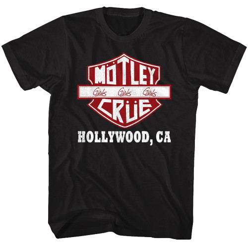 Image for Motley Crue T-Shirt - Motorcycle Logo