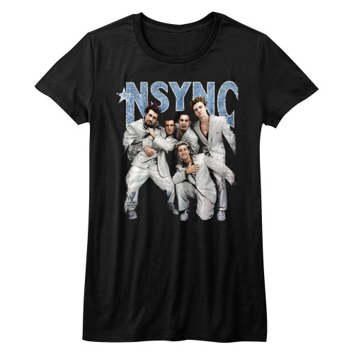 Image for NSYNC Girls T-Shirt - Strike A Pose