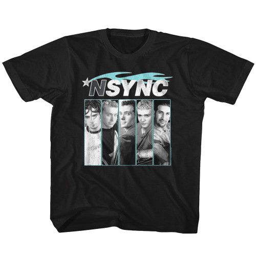 Image for NSYNC Blue Flame Youth T-Shirt