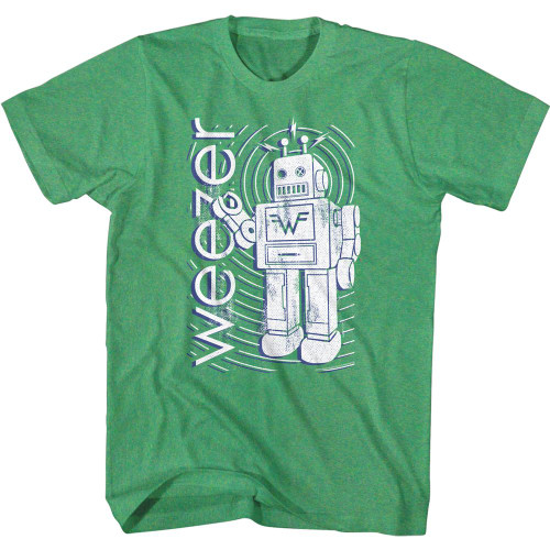 Image for Weezer Heather T-Shirt - Robot