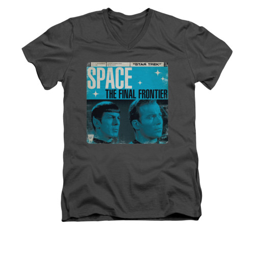 Image for Star Trek V Neck T-Shirt - Final Frontier Cover