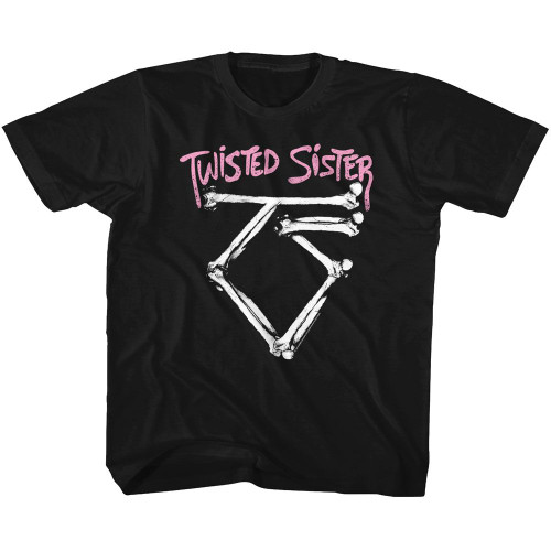 Image for Twisted Sister Vintage Bone Logo Youth T-Shirt