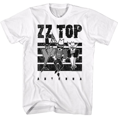 Image for ZZ Top T-Shirt - Antenna on White