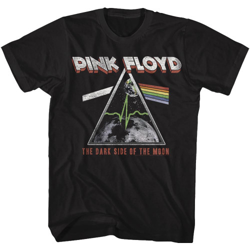 Pink Floyd T-Shirt - Dark Side of the Moon Space Logo