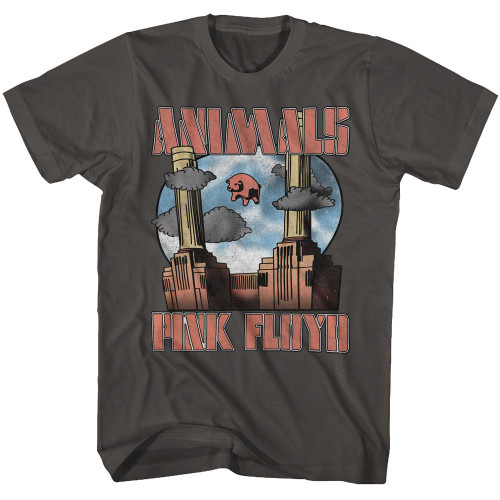 Image for Pink Floyd T-Shirt - Animals Pig Floating
