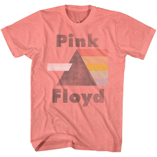 Image for Pink Floyd Heather T-Shirt - Faded Prism