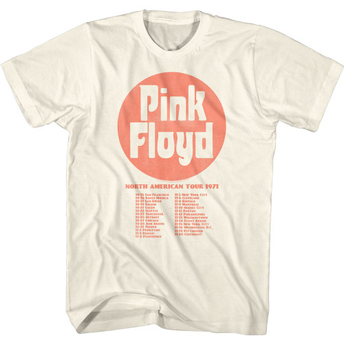 Image for Pink Floyd T-Shirt - North American Tour 1971