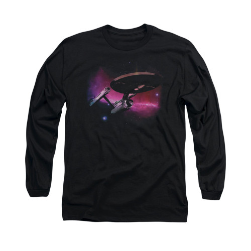 Image for Star Trek Long Sleeve Shirt - Ship Nebula