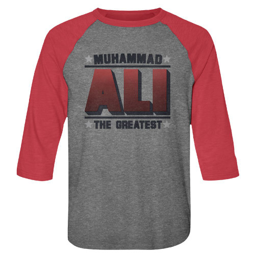 Image for Muhammad Ali 3/4 sleeve raglan - Greatest