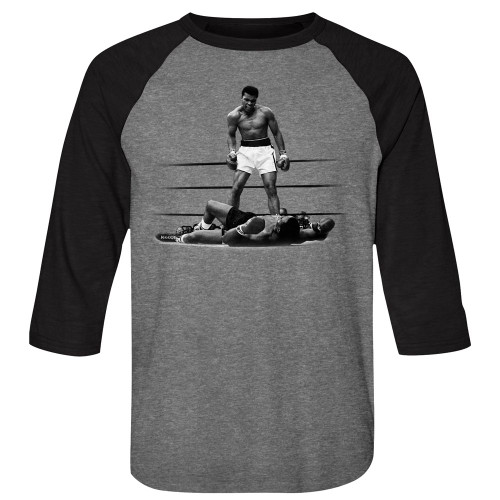 Image for Muhammad Ali 3/4 sleeve raglan - Punchy Dude