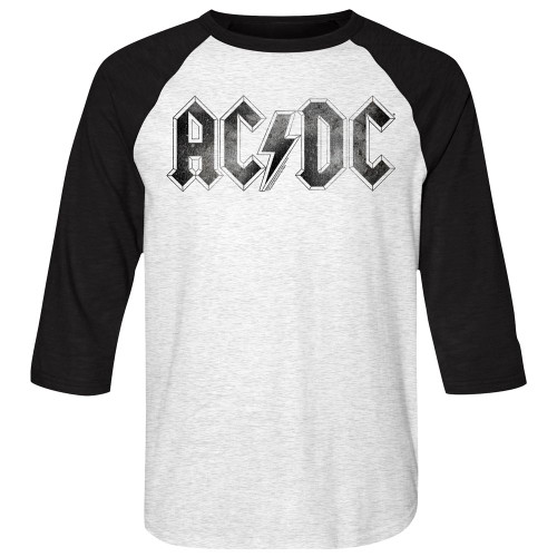 Image for AC/DC 3/4 sleeve raglan - Logo Distress