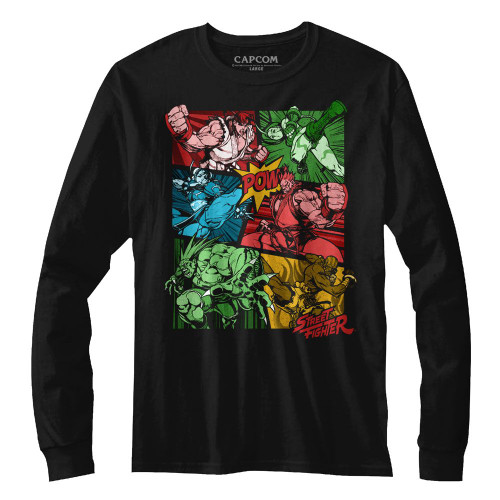 Image for Street Fighter Long Sleeve T Shirt - Comic