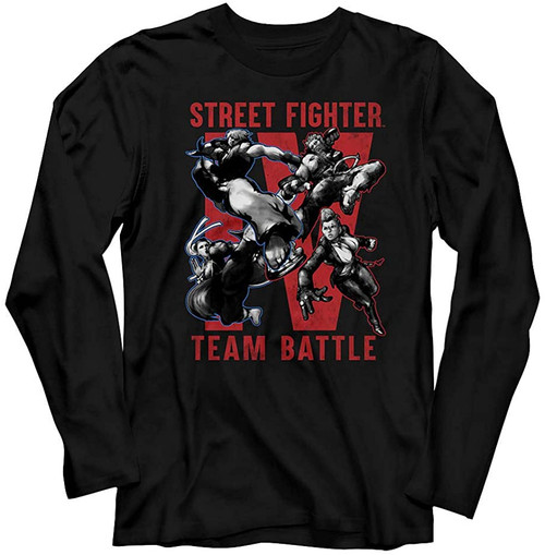 Image for Street Fighter Long Sleeve T Shirt - Team Battle