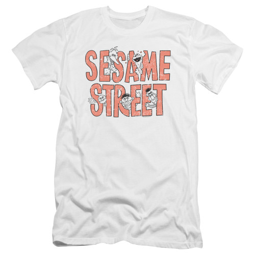 Image for Sesame Street Premium Canvas Premium Shirt - In Letters