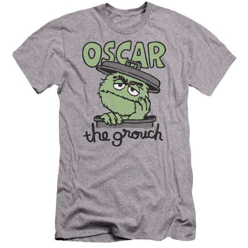 Image for Sesame Street Premium Canvas Premium Shirt - Canned Grouch