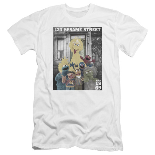 Image for Sesame Street Premium Canvas Premium Shirt - Best Address
