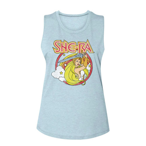Image for Masters of the Universe Rainbow Sword Ladies Muscle Tank Top