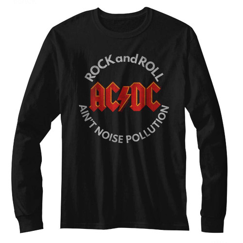 Image for AC/DC Long Sleeve T Shirt - Noise Pollution Classic