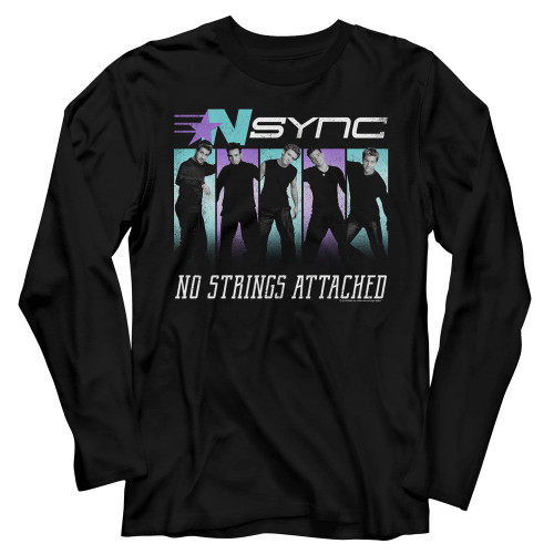 Image for NSYNC Long Sleeve T Shirt - Blue Purple