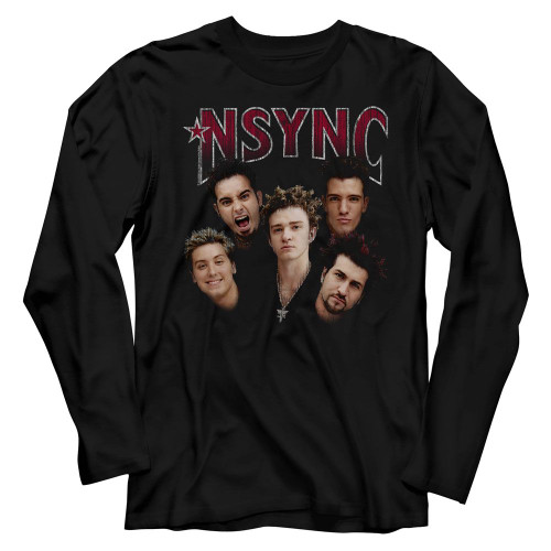 Image for NSYNC Long Sleeve T Shirt - Group Shot