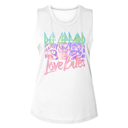 Image for Def Leppard Love Bites Ladies Muscle Tank Top