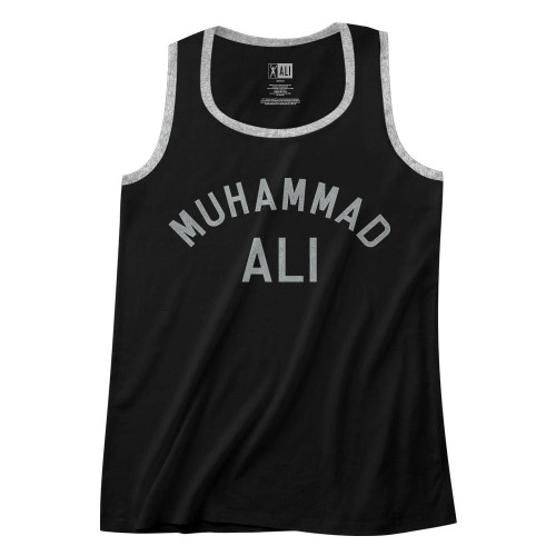 Image for Muhammad Ali Ringer Tank Top - Arch Ali Logo