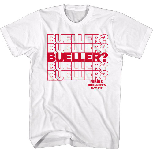Image for Ferris Bueller's Day Off T-Shirt - Bueller Repeat