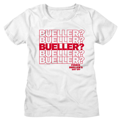 Image for Ferris Bueller's Day Off Girls (Juniors) T-Shirt - Bueller Repeat
