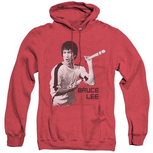 Image for Bruce Lee Heather Hoodie - Nunchuck