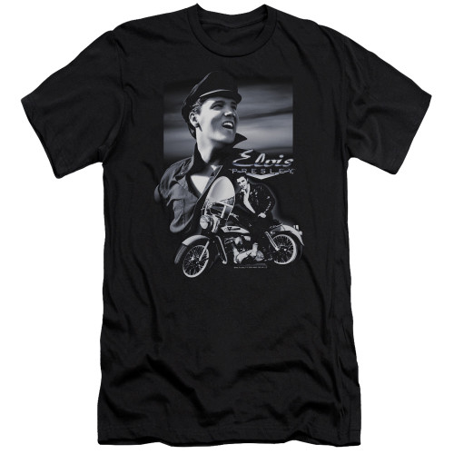 Image for Elvis Presley Premium Canvas Premium Shirt - Motorcycle
